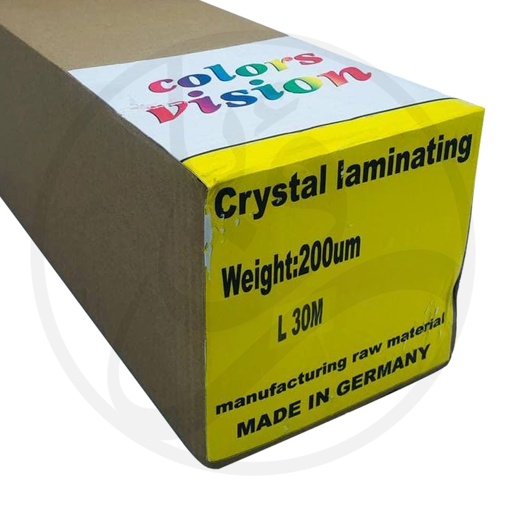 Crystal Laminating(200um) 63cm(0.635m) (30m) / اكساء كرستال