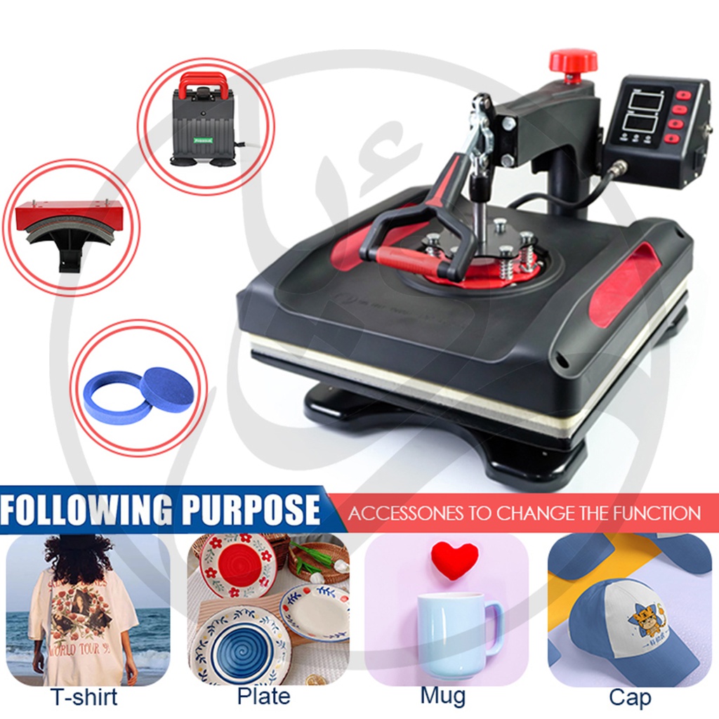 5 IN 1 COMBO P8100 HEATPRESS MACHINE at Rs 28999, All-in-one heat press in  New Delhi