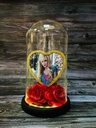 Flower Heart Photo Frame / اطار قارورة قلب ورد