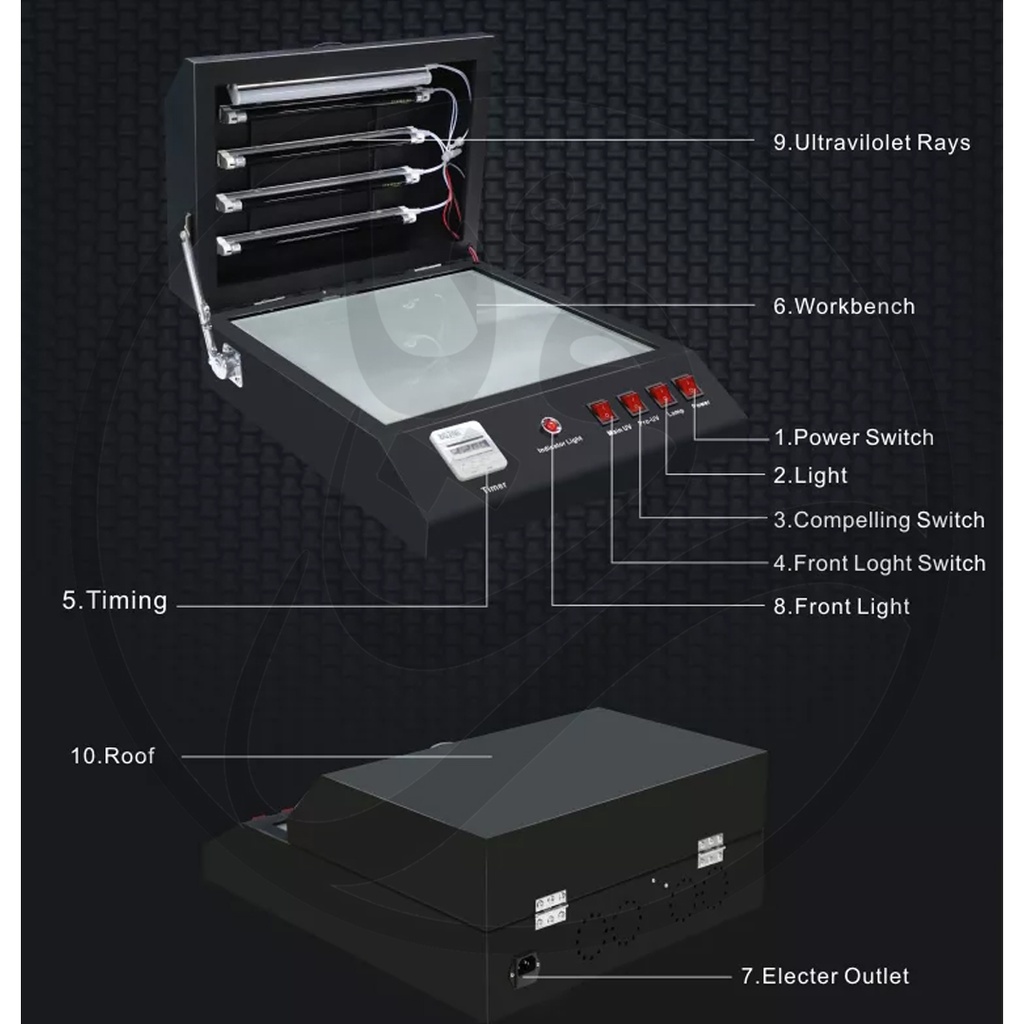 Mini Portable Small UV Curing Crystal Spangle Transfer Printing Machine