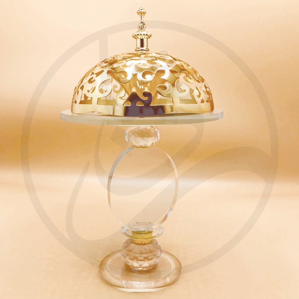 Incense Burner Decorated, Crystal Oval CCO-UV / مبخرة كبير