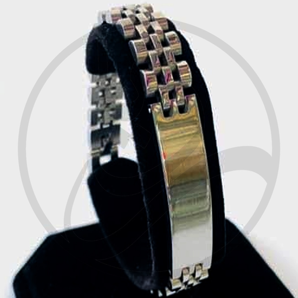 Bracelet Blank, Winding Bracelet - Silver Collar / BWS-L