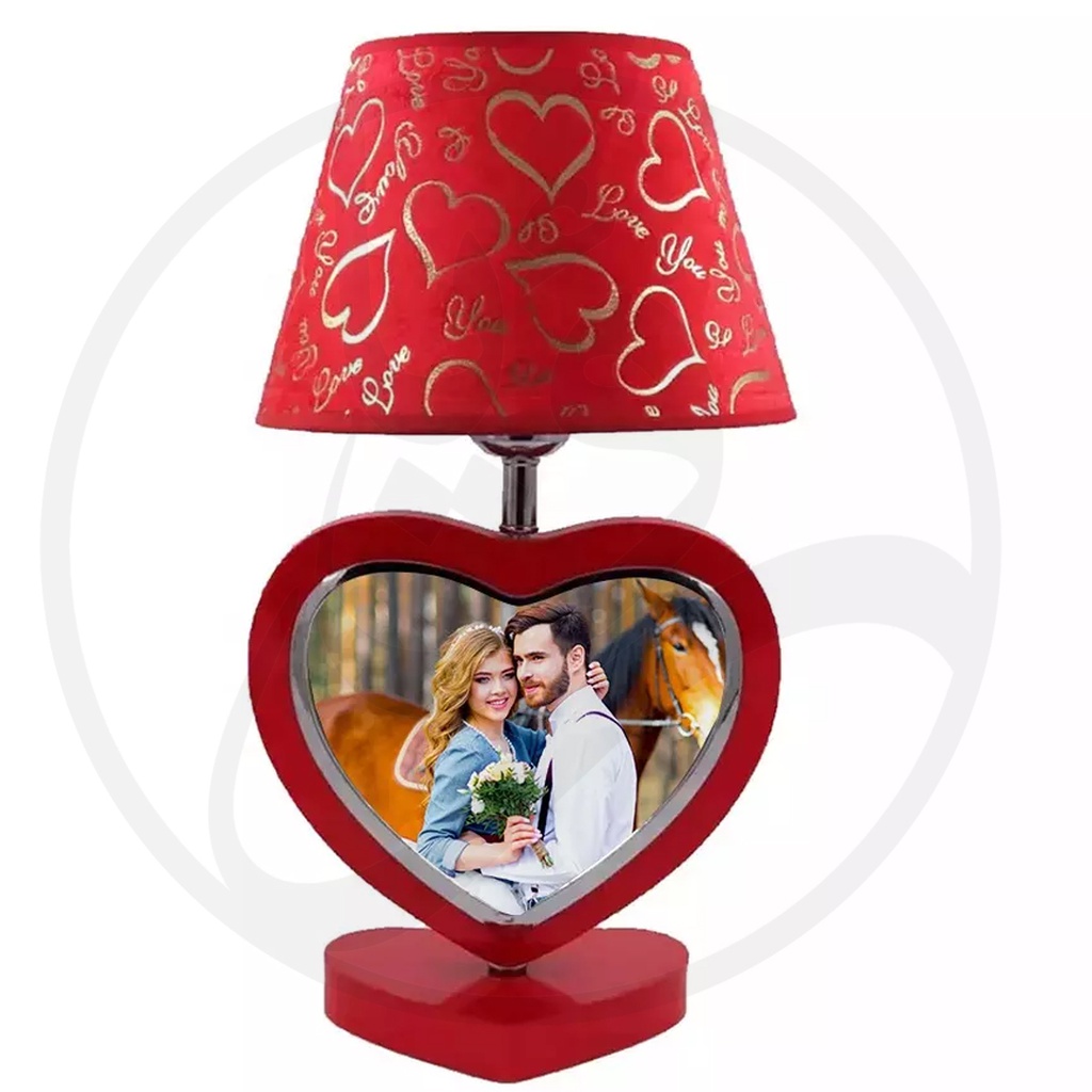 Lampshade - Photo Double, Heart / LH-PS