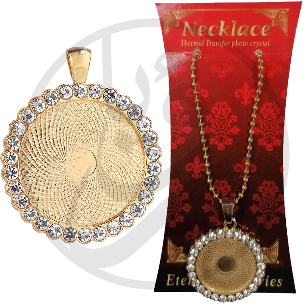 Necklace Sublimation Jewelry Gold / NG-PS