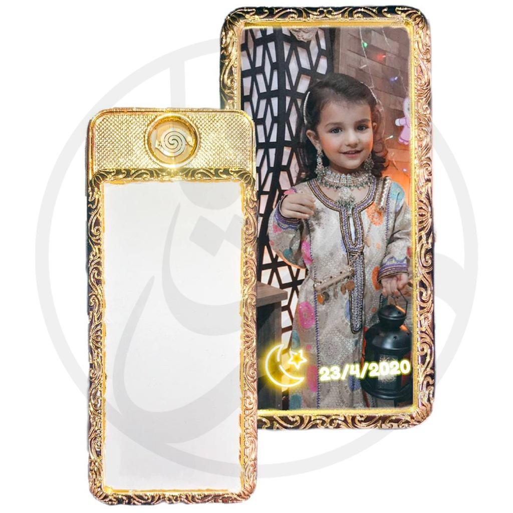 Electronic Lighter With Inscriptions DL-15/-G1/ قداحة حراري مزخرف بصمة