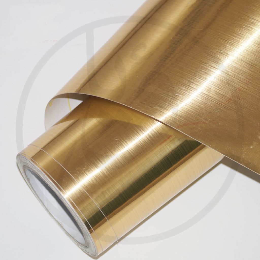 Vinyl Roll - PU soft metallic heat transfer vinyl  - YJ-J02(F0018) Gold- 50cmx25m / فينيل ذهبي مرايا