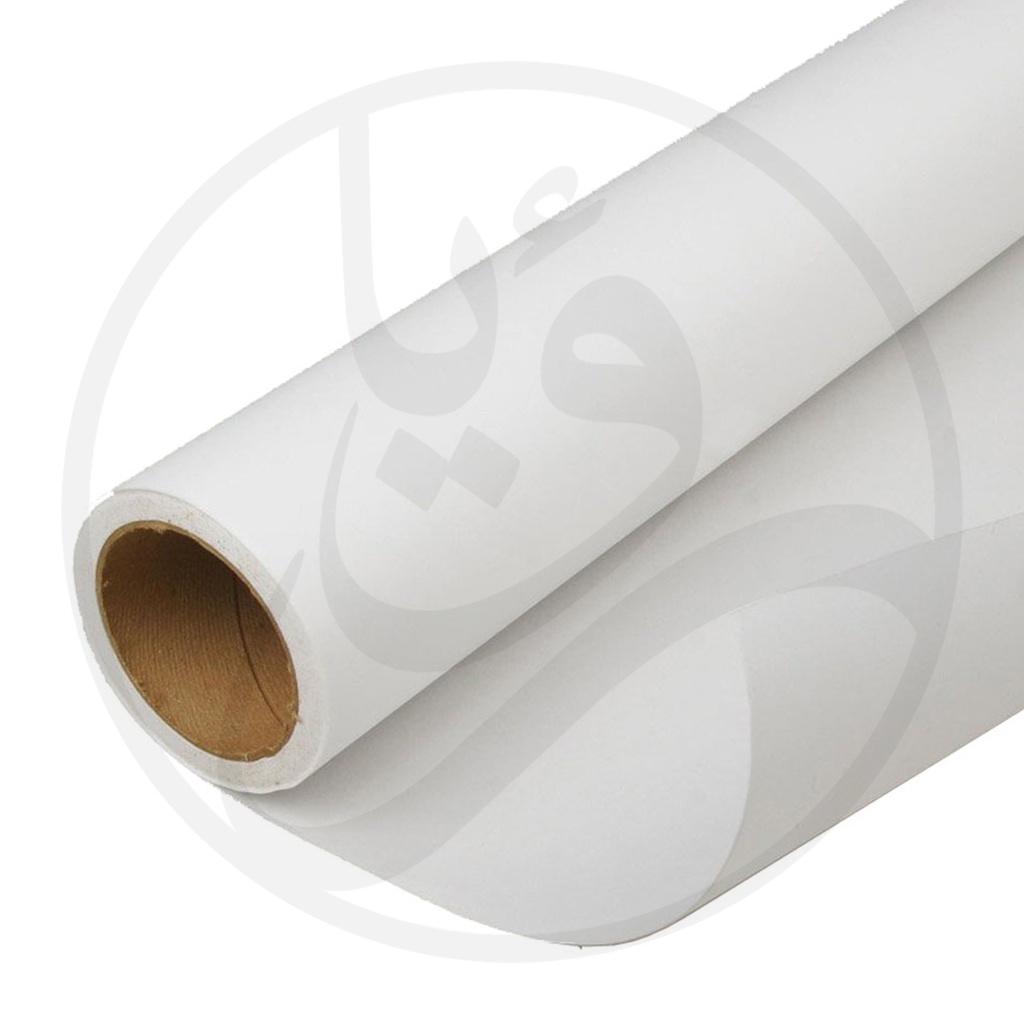 Vinyl Roll - White color  - Eco Friendly Printable - 50cm x50m/ فينيل برنت اند كات