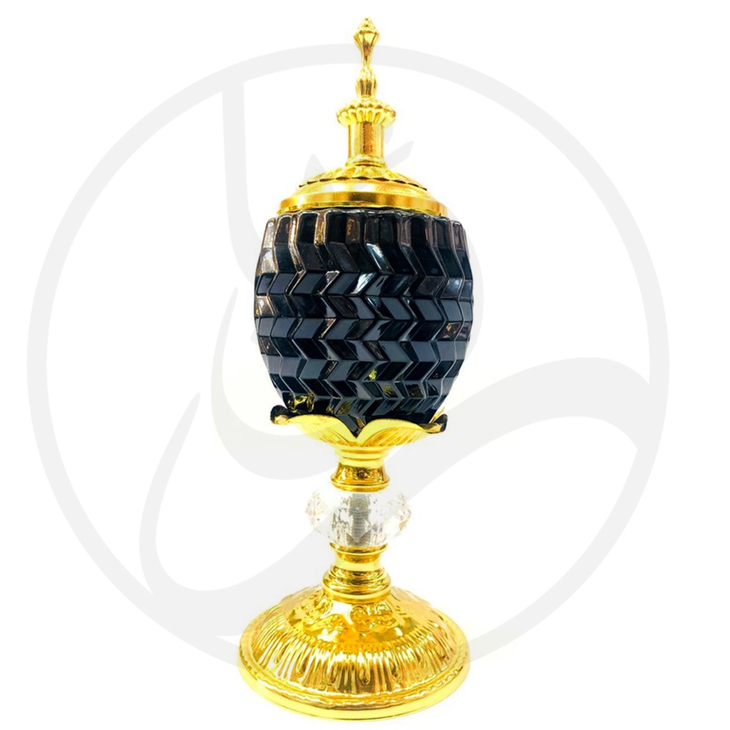 Large Glass Incense Burner / مبخرة