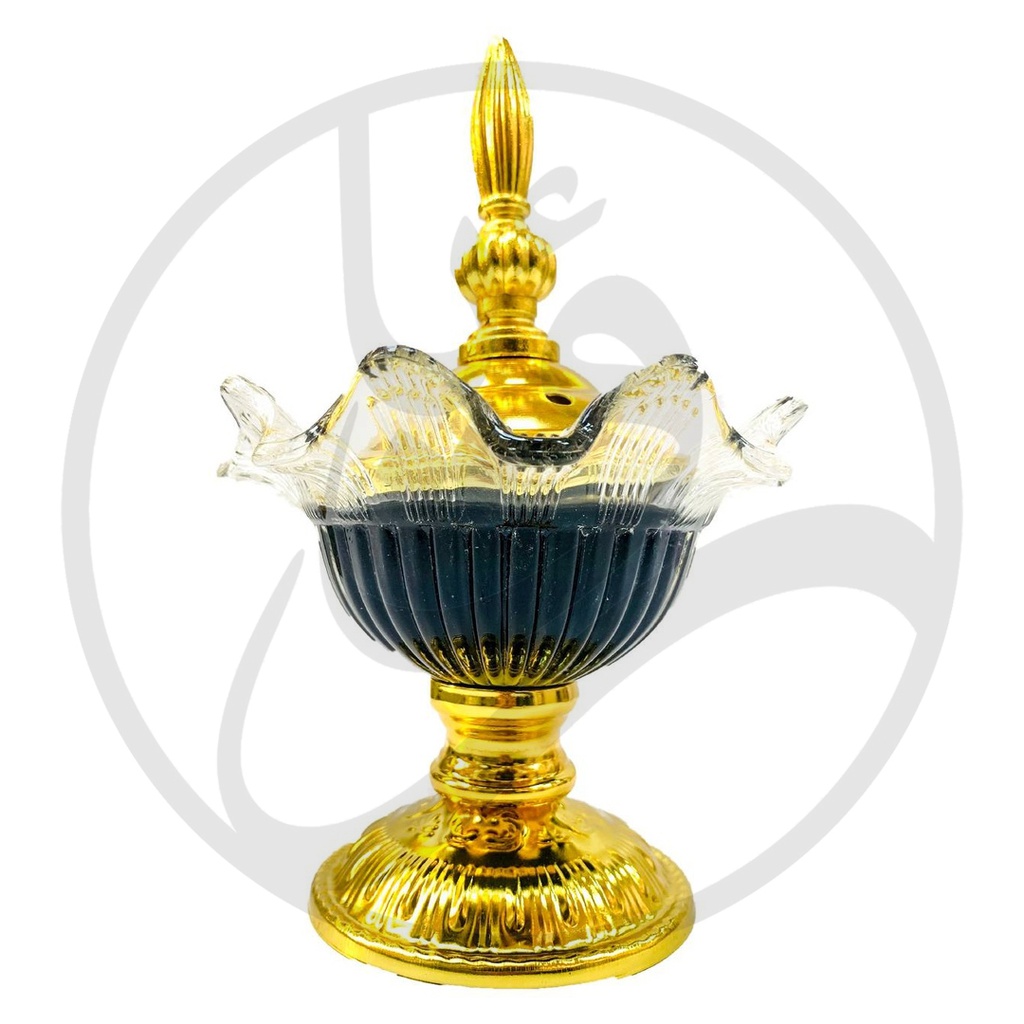 Small Glass Incense Burner / مبخرة