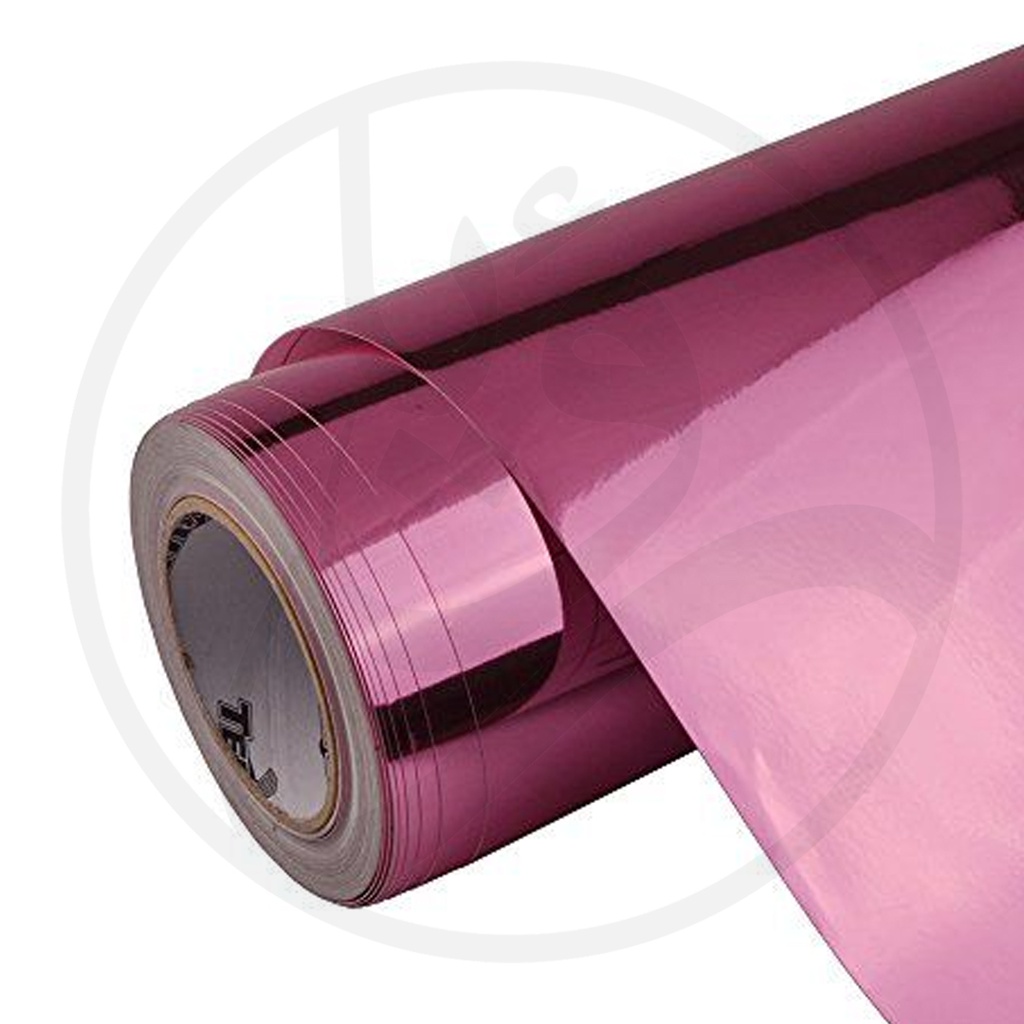 Vinyl Roll - Pink Mirror Reflector - yj012 - 50cm / فينيل وردي مرايا