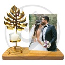 Romantic Candle Photo Frame / اطار فوتو شمعة ورق اشجار